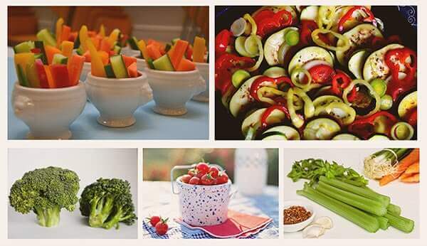 Healthy snack ideas for you and the kids - vegetable options